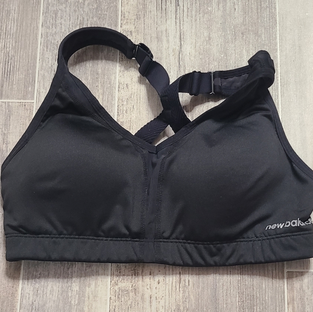 New Balance Black Sports Bra NB Dry
